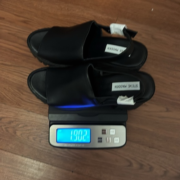 NWOT Steve Madden Sunnyside Block Heels Black Chunky Heel Mules Size 9.5 90s Y2K - Picture 11 of 11